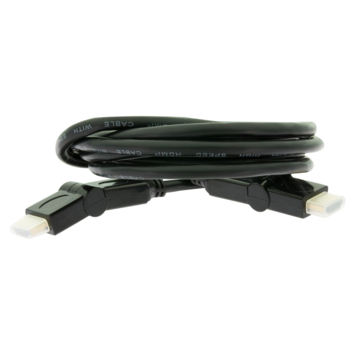 Q-Link HDMI kabel high speed gold plated 3D 2 meter draaibaar