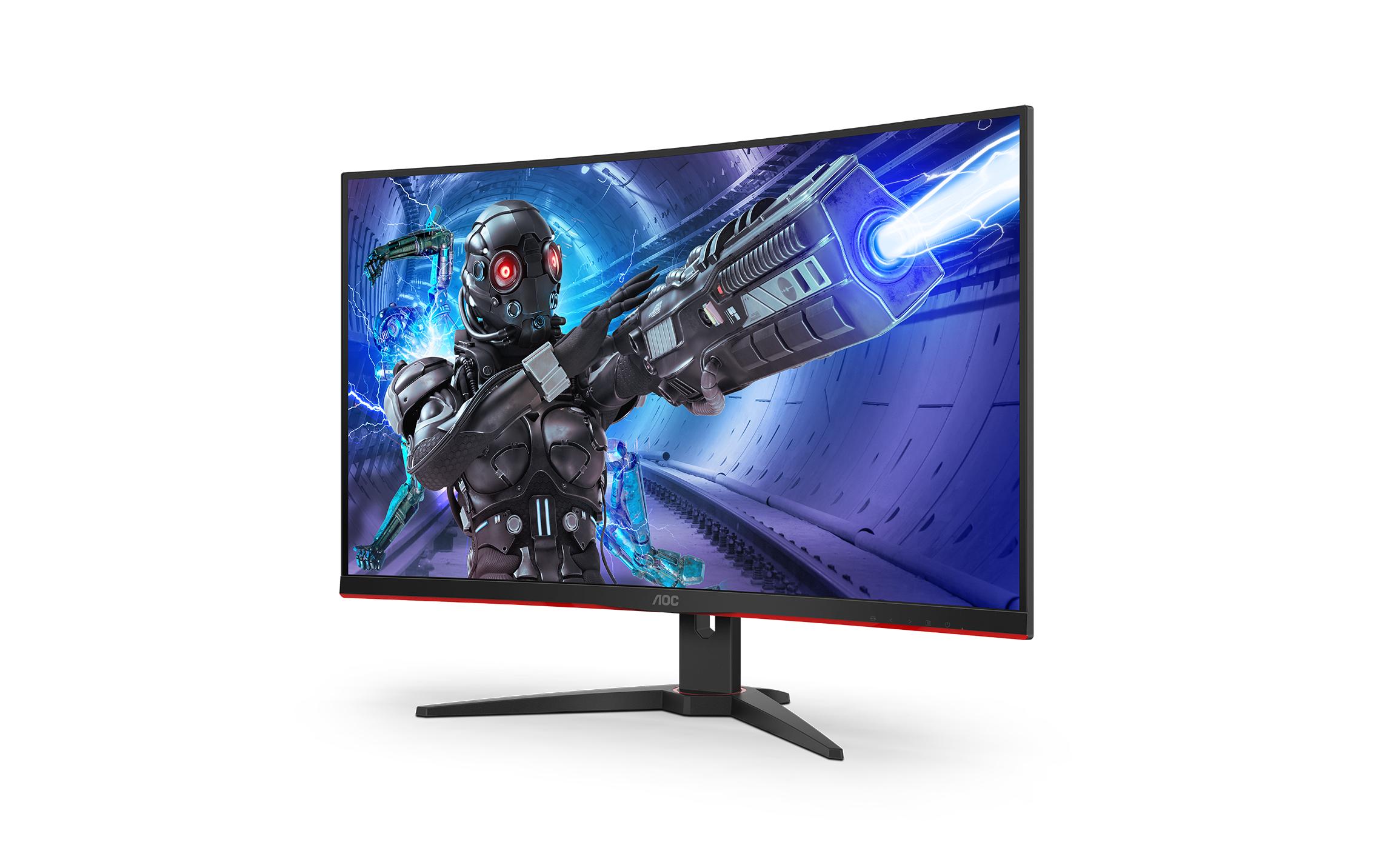 Monitor C32G2ZE/BK<br>FreeSync-fähiger Gaming-Monitor mit Curved-Bauform und 240 Hz Refresh-Rate