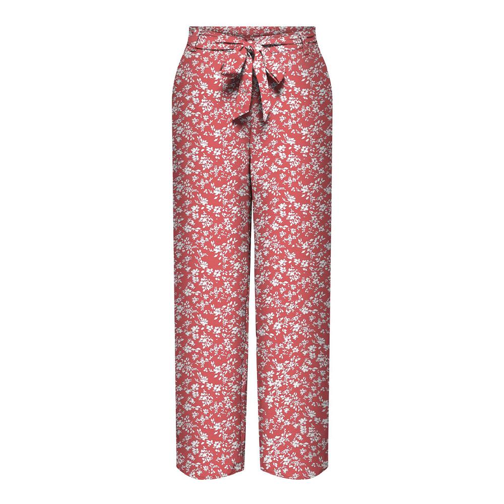 Only Pantalon Rose/Blanc Femme Only Nova Life Palazzo