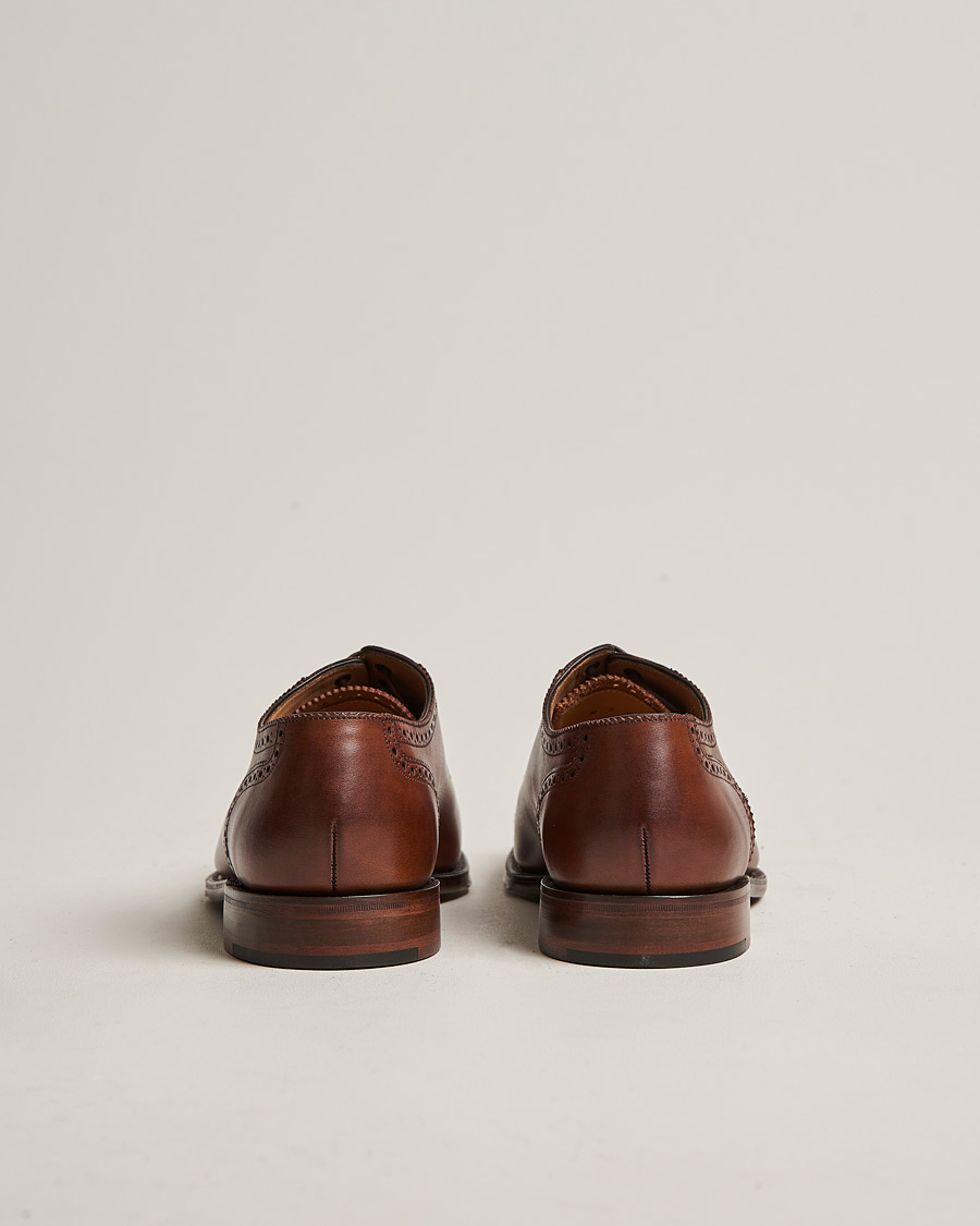 Loake 1880 Strand Brogue Mahogany Burnished Calf