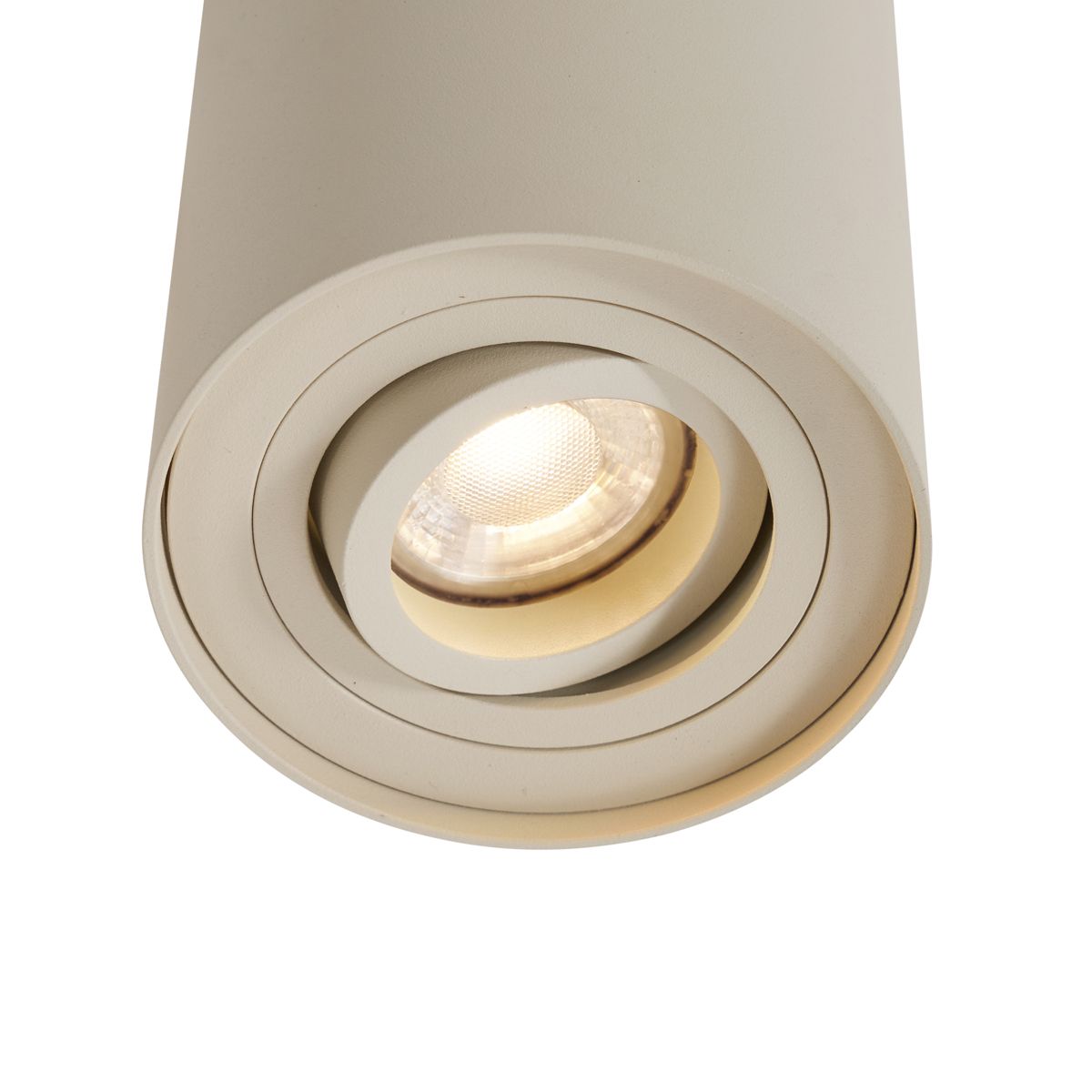 Moderne opbouwspot beige GU10 50mm draai- en kantelbaar - Rondoo Up