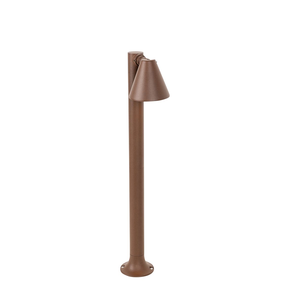 Modern buiten paaltje roestbruin 60 cm IP44 verstelbaar - Ciara