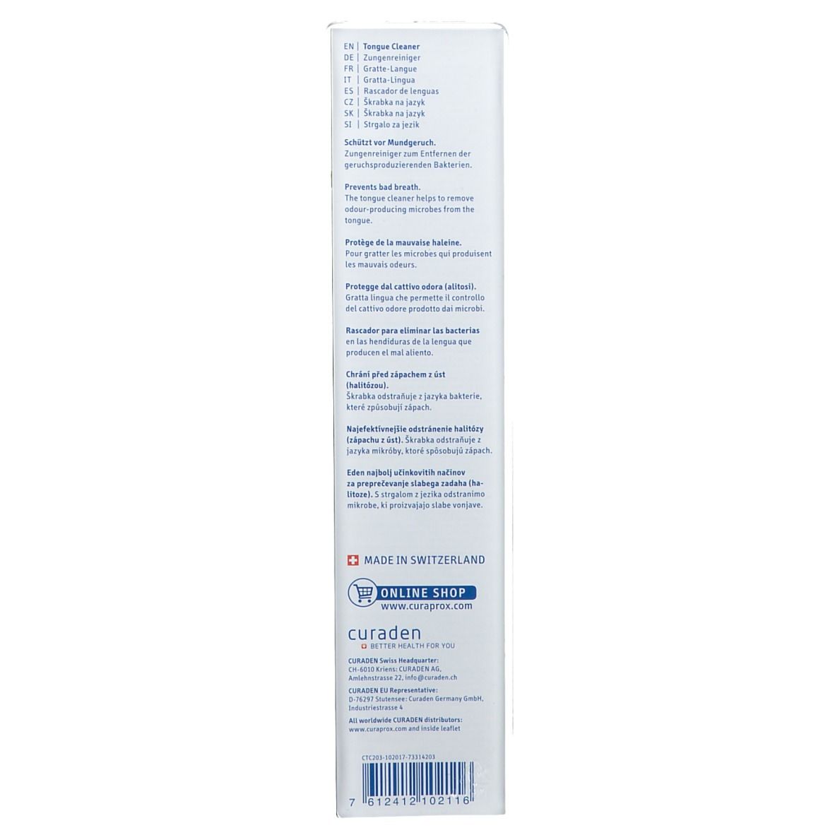 Curaprox® CTC 203 Zungenreiniger