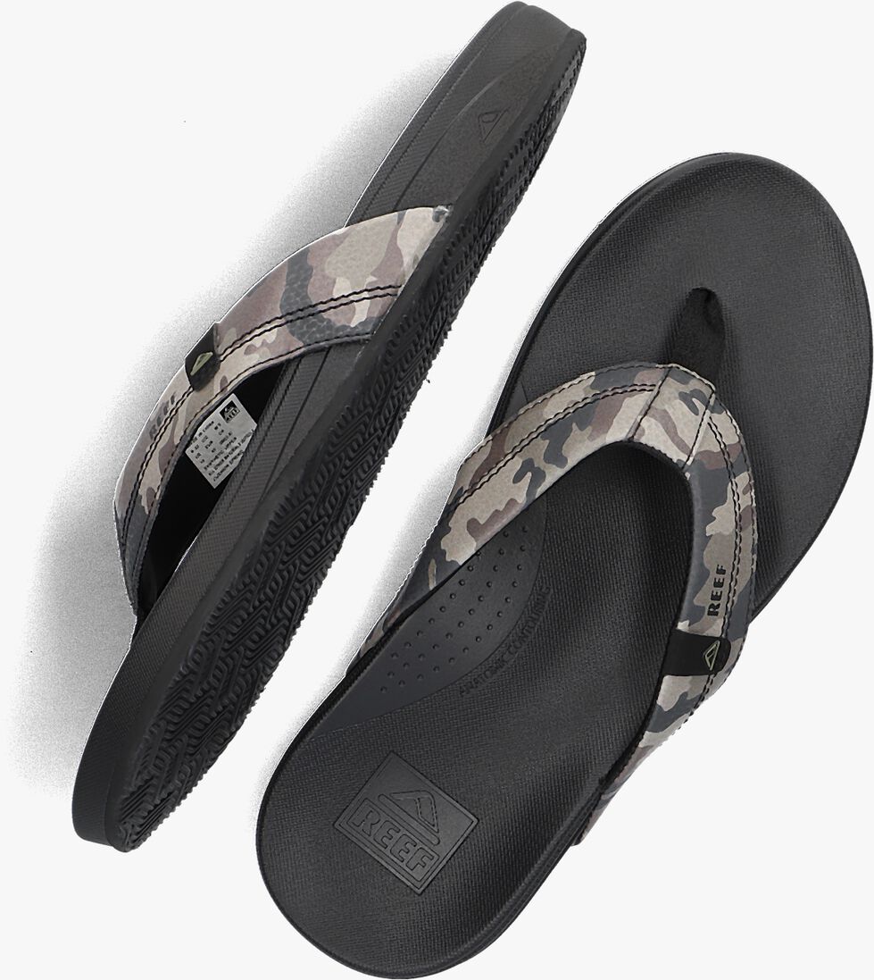 REEF zwarte reef teenslippers cushion spring