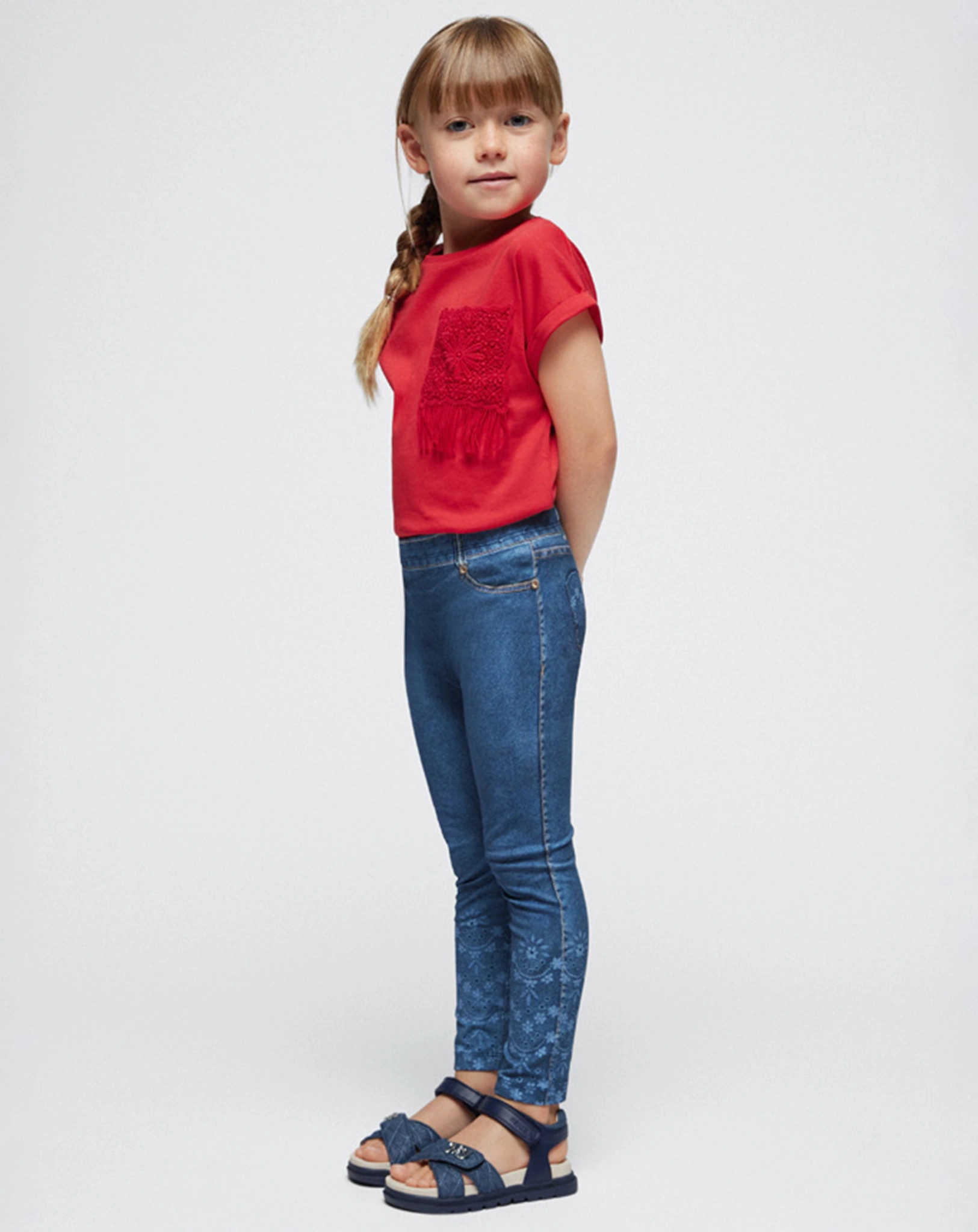 Jeans-Leggings BLUMENSTICK in dunkelblau