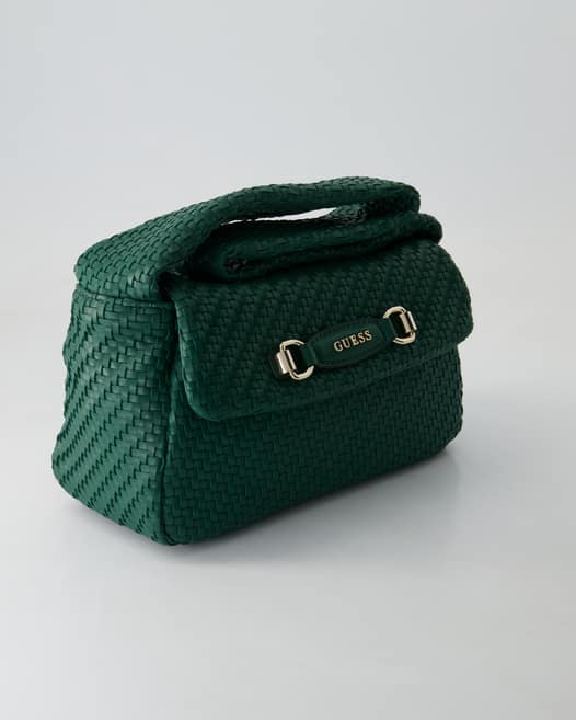 Guess Francy Flap Shoulder Bag Umhängetasche in Grün