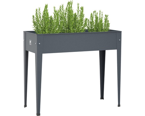 Verhoogde tuinbak op palen Herstera Garden Urban 100x40x84 cm antraciet