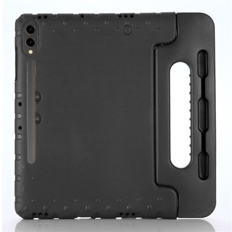 Samsung Galaxy Tab S9 FE  Plus / S9  Plus Stossfeste Kinder Schaumstoff Schutz Hülle   Griff   Standfunktion - Schwarz