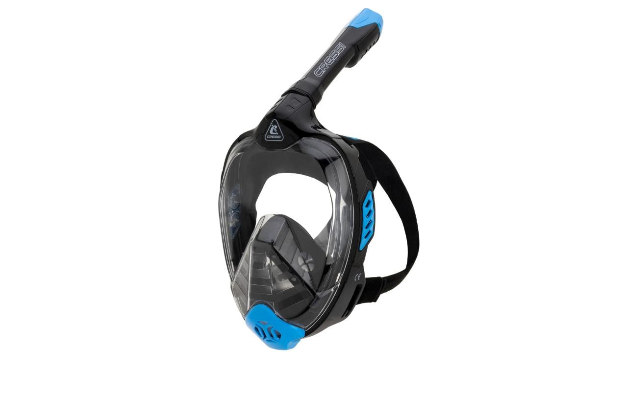 Full Face Mask Bali Schwarz/Blau S/MSilikon-Vollgesichtsmaske für Erwachsene