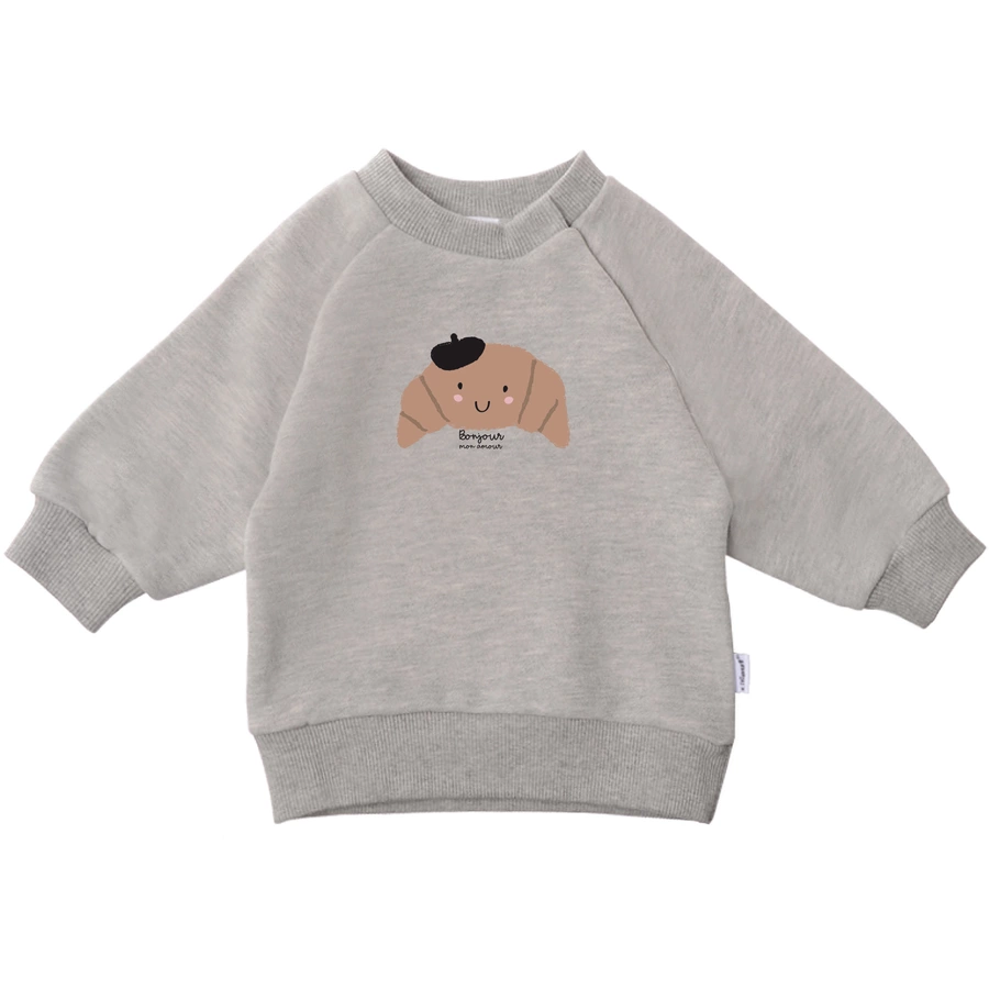 Liliput Sweatshirt Croissant grau