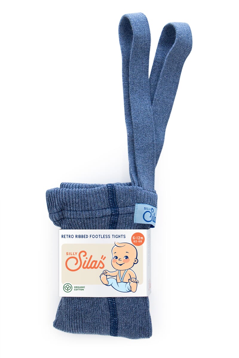 Leggings med seler Steel Blue Blend - Silly Silas - Rumpetroll