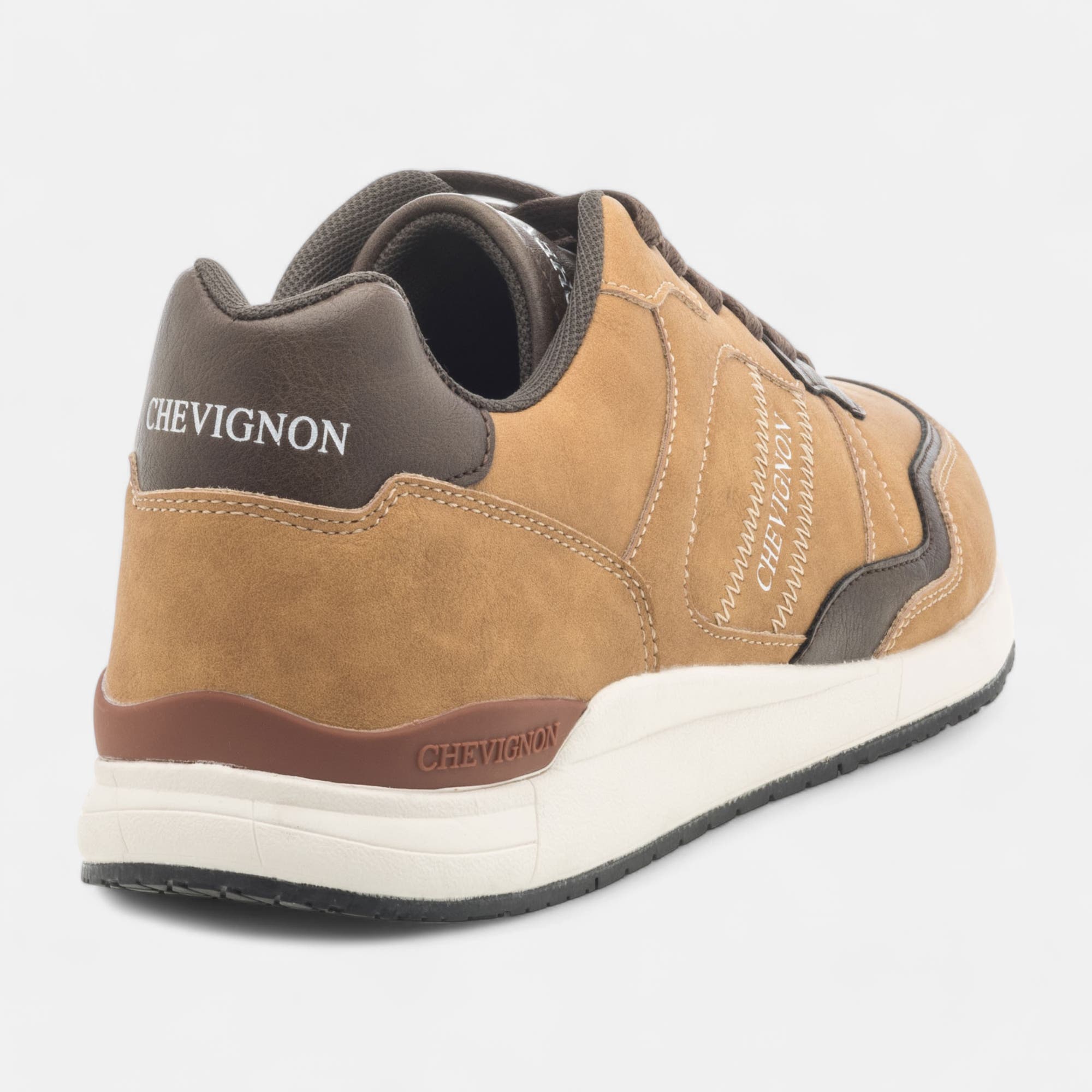 Baskets basses Homme cognac