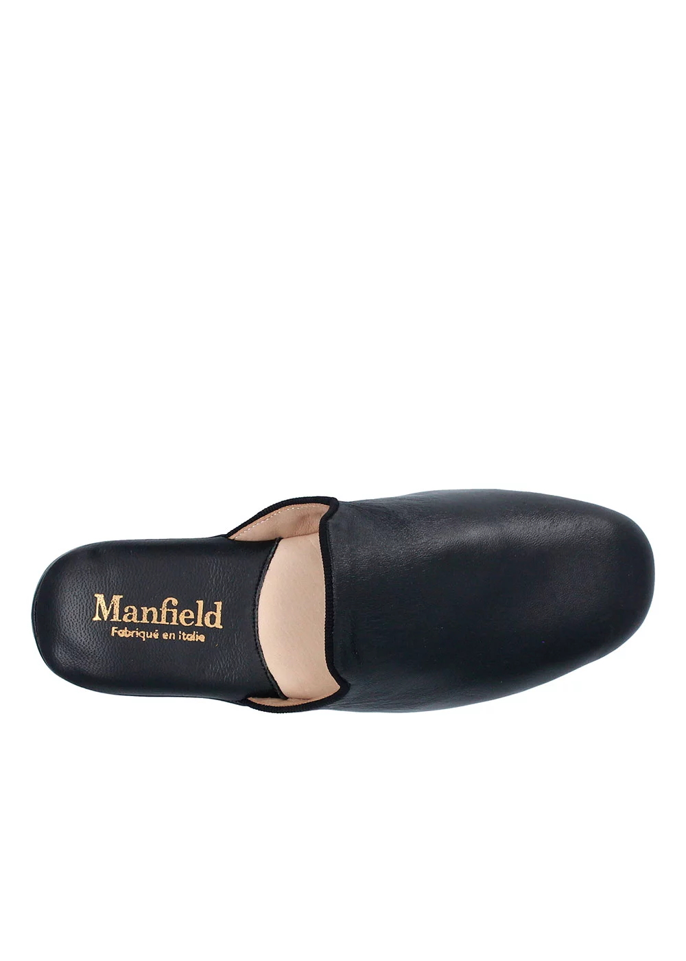 MULE ANNA CUIR NOIR
