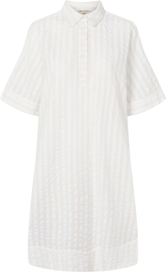 esmé studios ESCandy SS Dress - GOTS Buttercream stripes