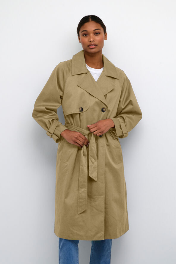 Kaffe KAelise Trenchcoat Kelp