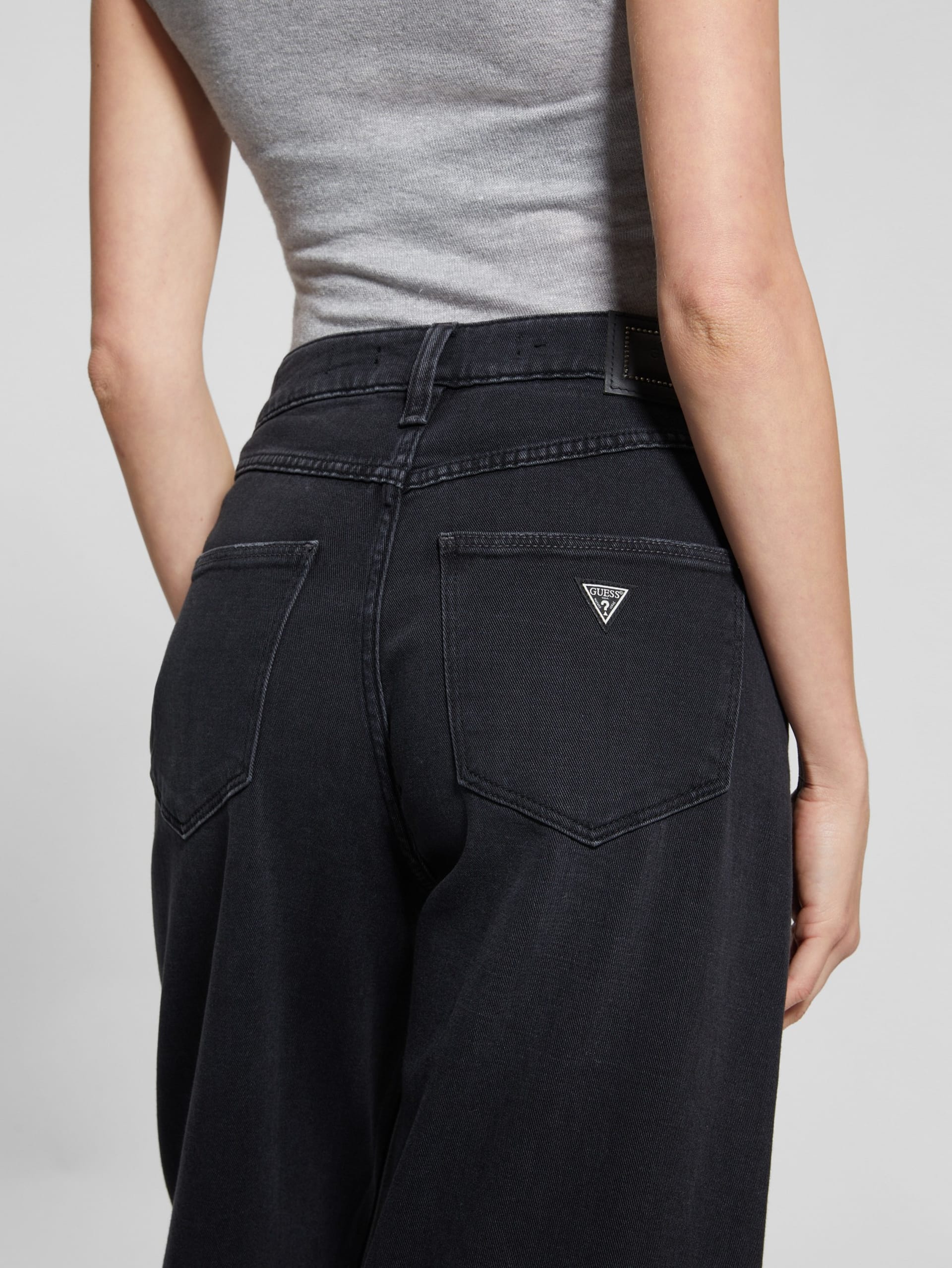 Calça jeans Eco Bellflower de perna larga