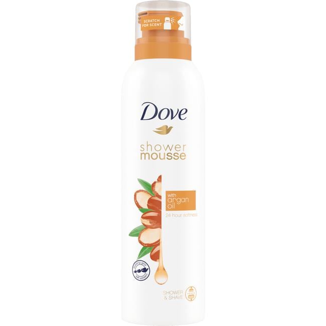Dove Argan Oil Shower Mousse 200 ml