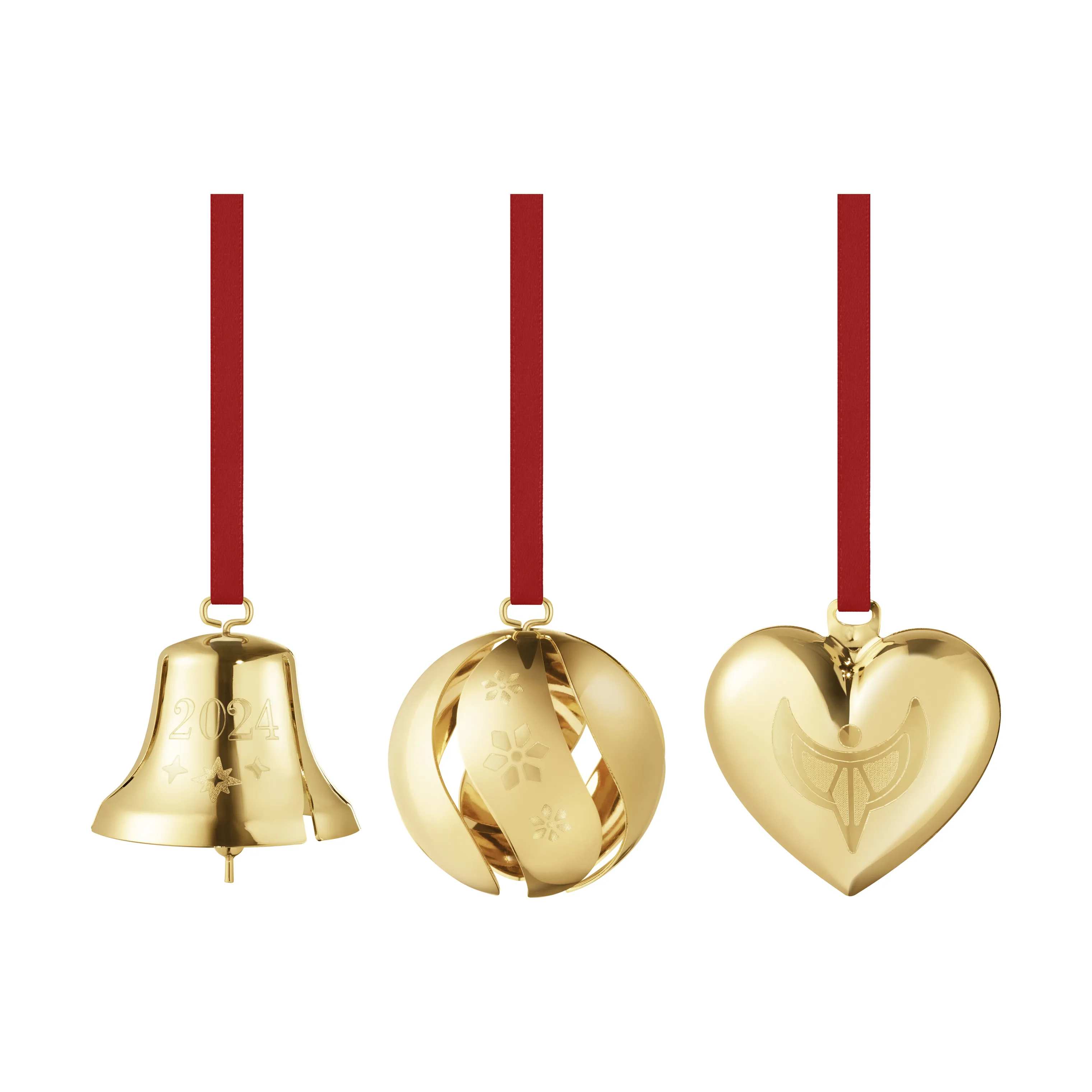 Georg Jensen CC 2024 Juleornamenter - 3 stk.