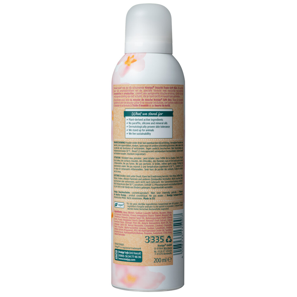 6x Kneipp Douche Foam Soft Skin Amandelbloesem200 ml