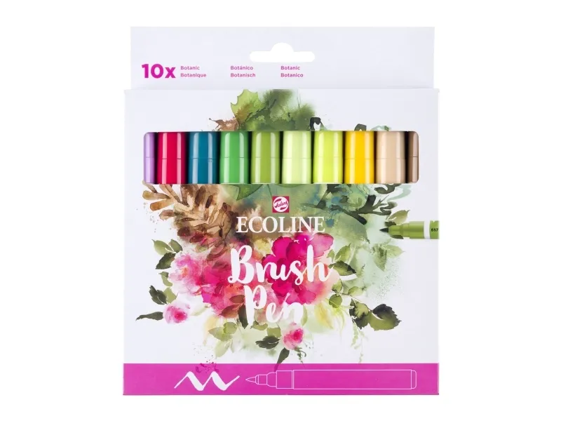 Ecoline Brush Pen set Botanic | 10 colours