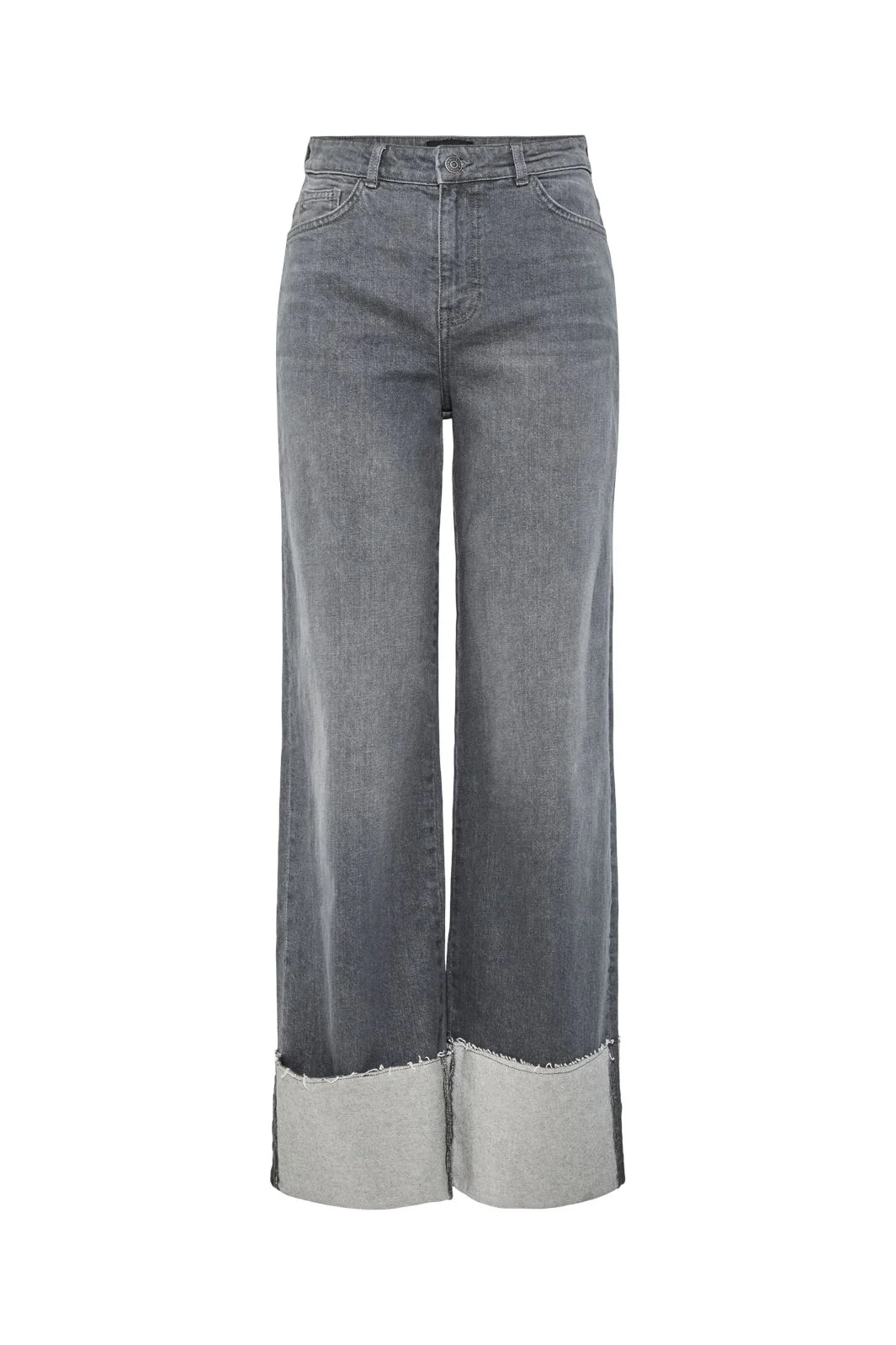 Pieces Pcpil Straight Fold Up Jeans