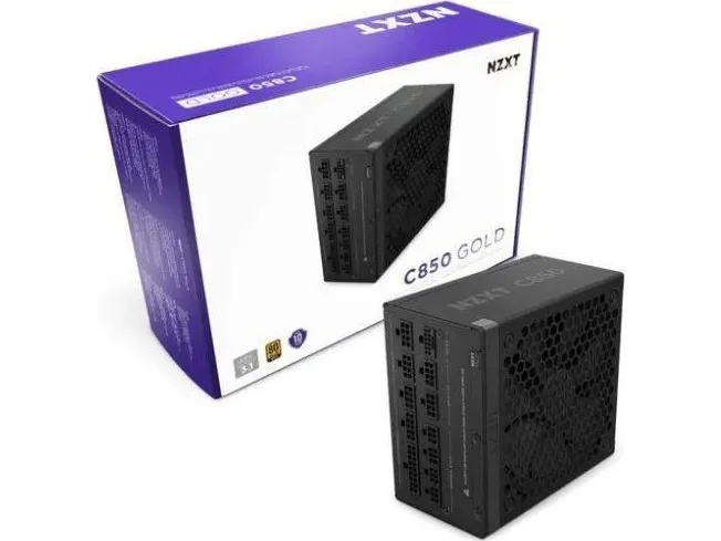 NZXT C850 Gold, 850 W, 100 - 240 V, 10 - 5 A, aktiv, 120 W, 850 W