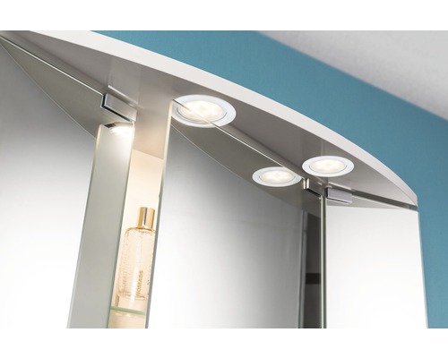 LED Meubel Inbouwspots Set IP20 3-delig 3x4,5W 3x305 lm 2700K Ø 6,5/5,4 cm Micro Line wit