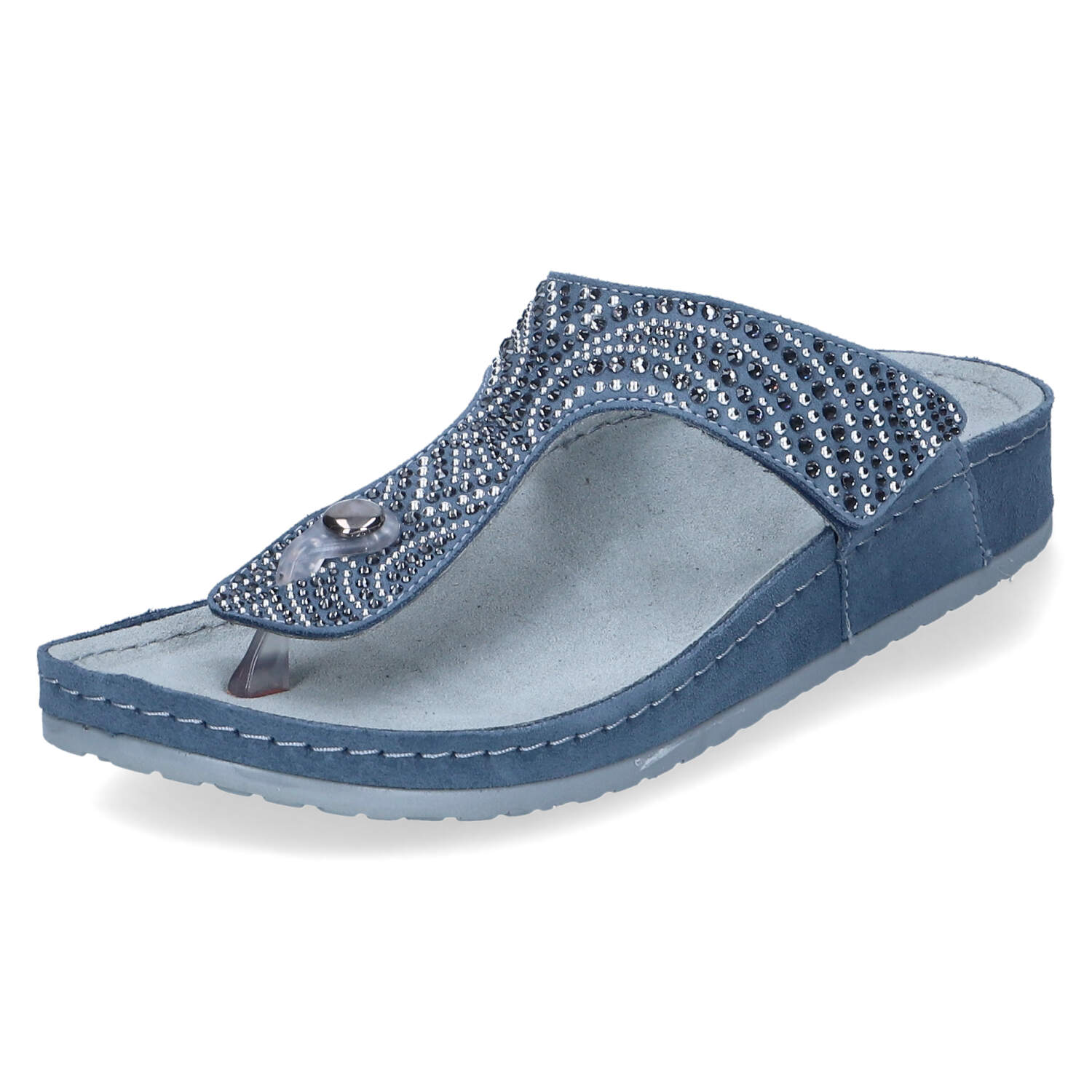 Kaerlek Zehentrenner - jeans blue