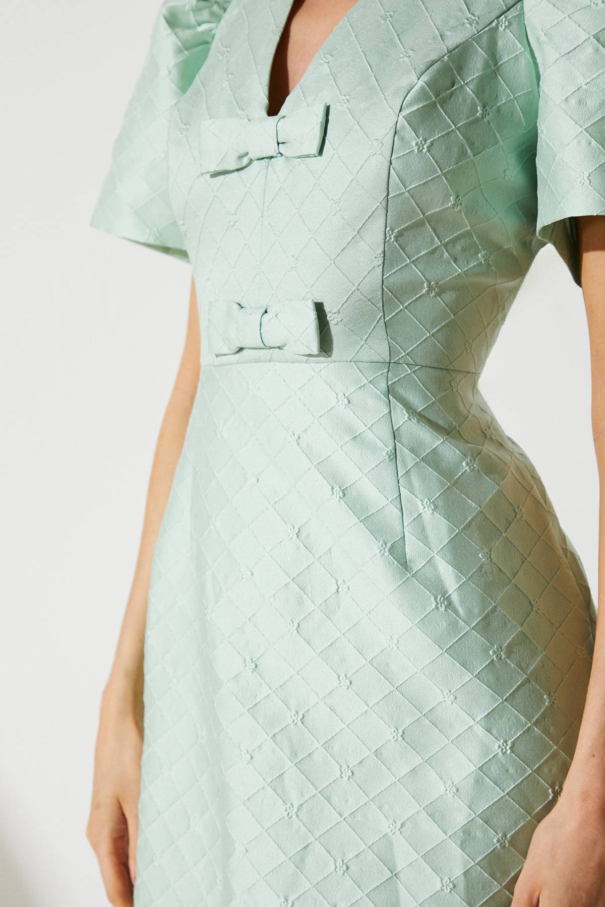 Coast Robe Courte Jacquard À Nœud