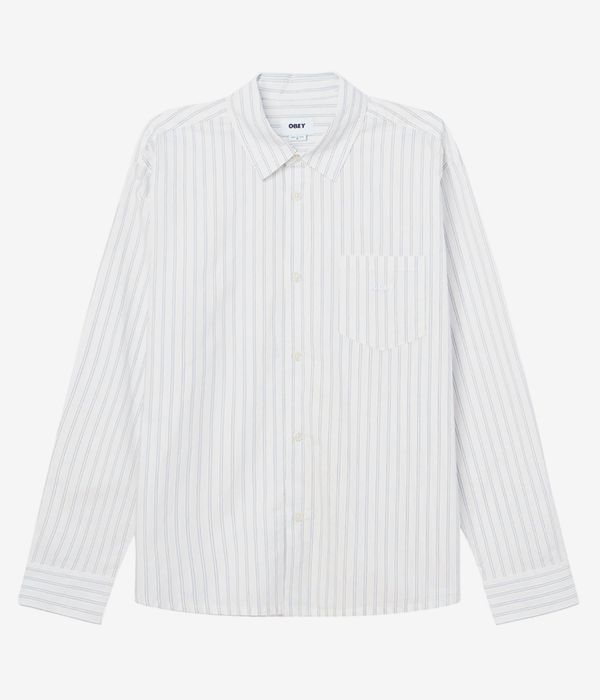 Obey Franklin Hemd (white multi)
