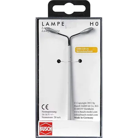 Busch Betonmast mit 2 Lampen