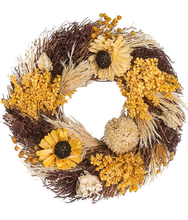 Dehner Kranz Sunflower, ca. Ø25 cm