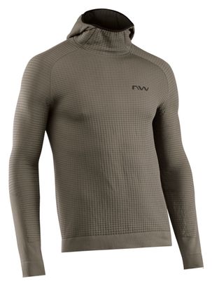 Sweat à Capuche Nothwave Route Knit Vert
