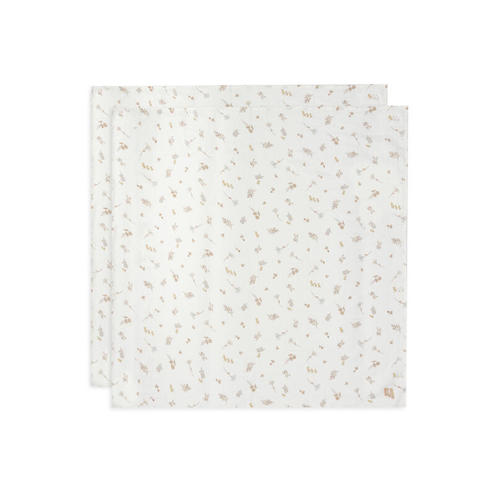 Lot de 2 langes en gaze de coton larges 115x115cm Riverside - Multicolor - JOLLEIN