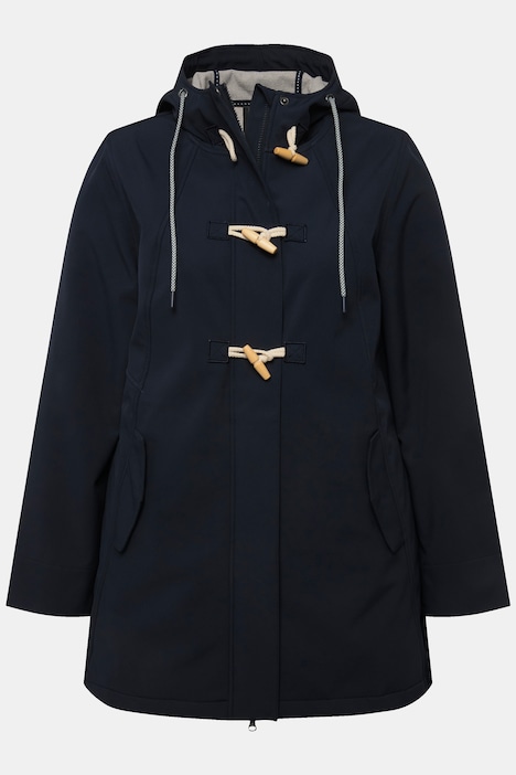 HYPRAR Softshelljacke, wasserabweisend, Fleecefutter, Kapuze