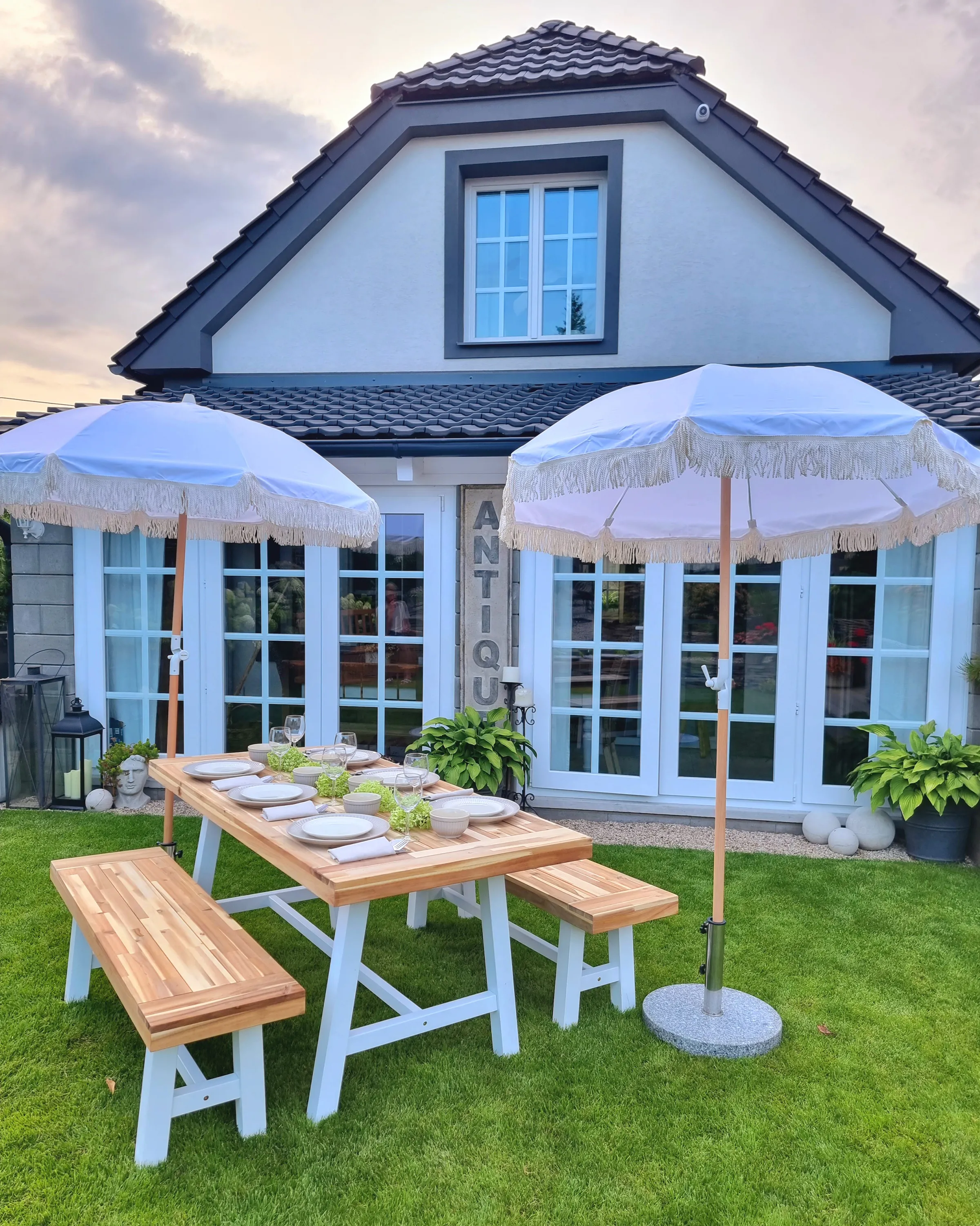 Parasol 150 cm MONDELLO Wit