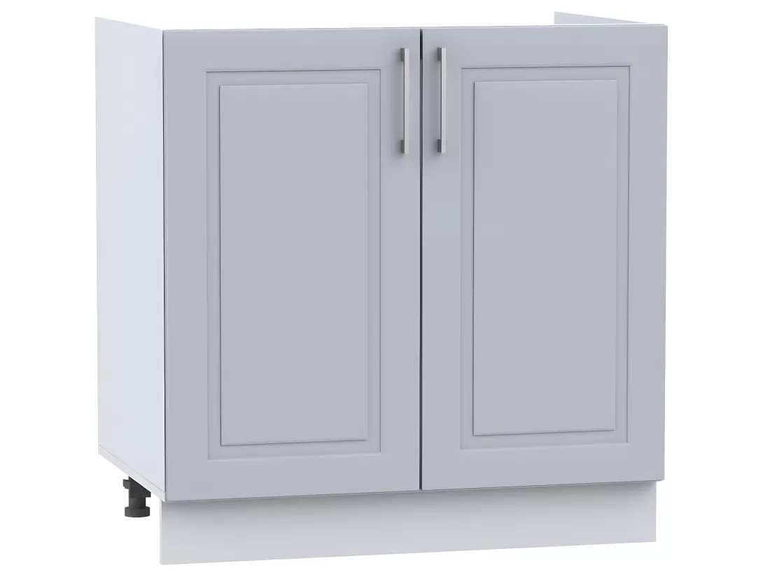 Cuisine complète Nela 8 éléments couleur gris mat - Longueur 260 cm