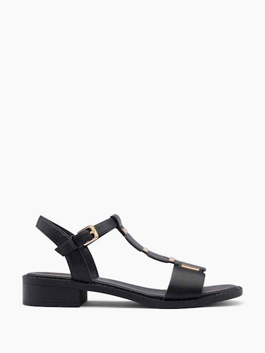 Graceland Sandalette Schwarz