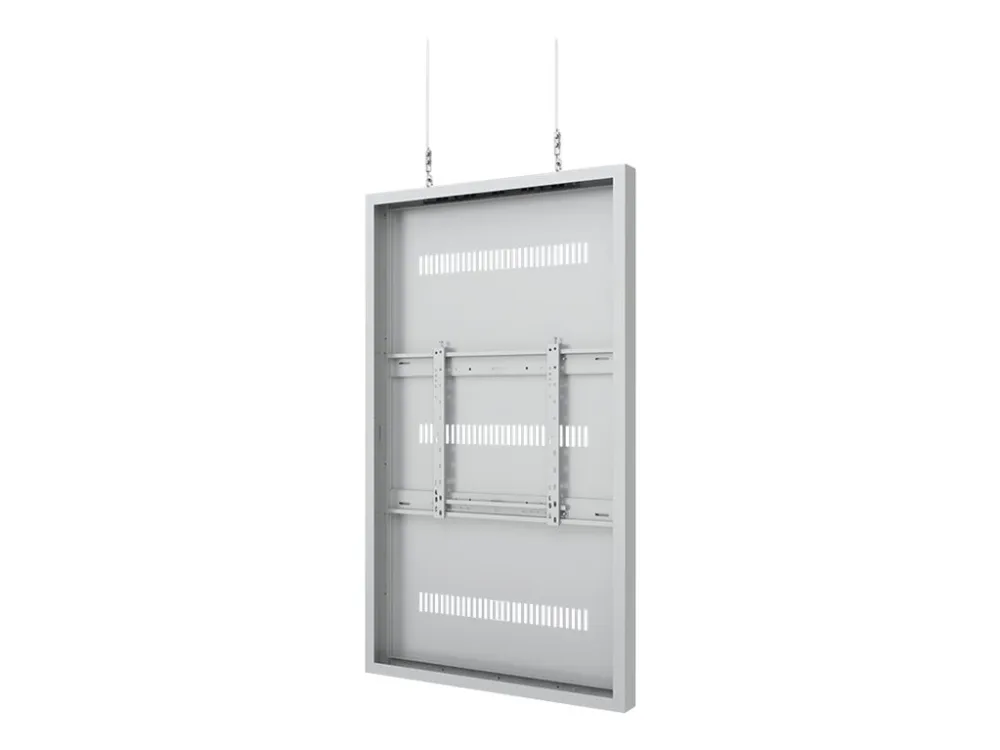 Multibrackets M Pro Series - Indelukke - for digitalt skiltepanel - ledning, medium - stål - hvid - skærmstørrelse: 65