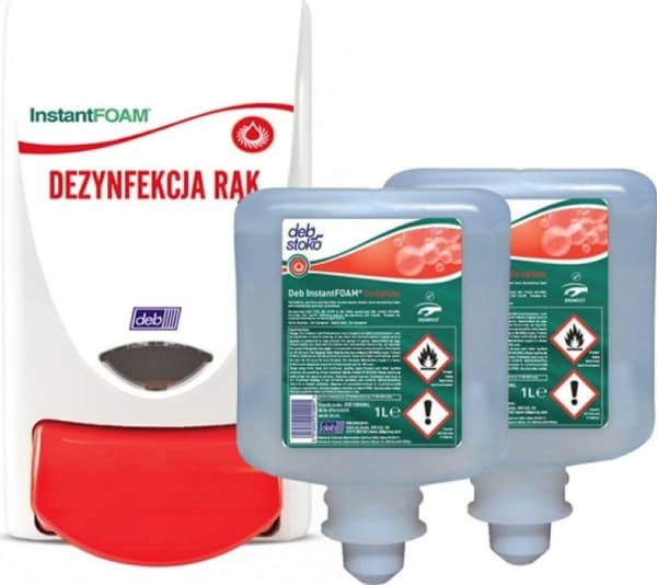 DEB DEB Instatn Foam Complete Foam Disinfectant, Dispenser Refill, 1000ml
