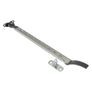 KARWEI raamuitzetter grijs 30 cm buitendraaiend