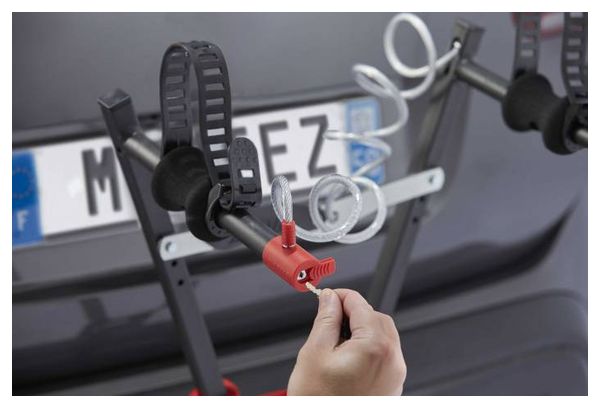Porte-vélo sur Boule d'Attelage Mottez Jupiter 1 Vélo Électrique