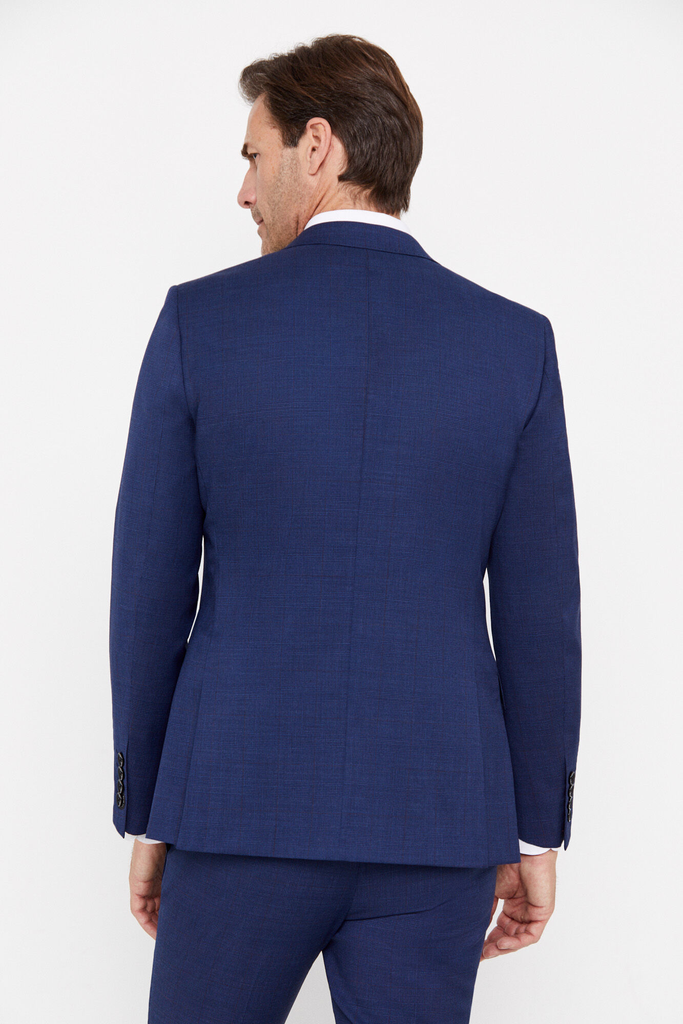Slim xadrez estilo Americana - Azul