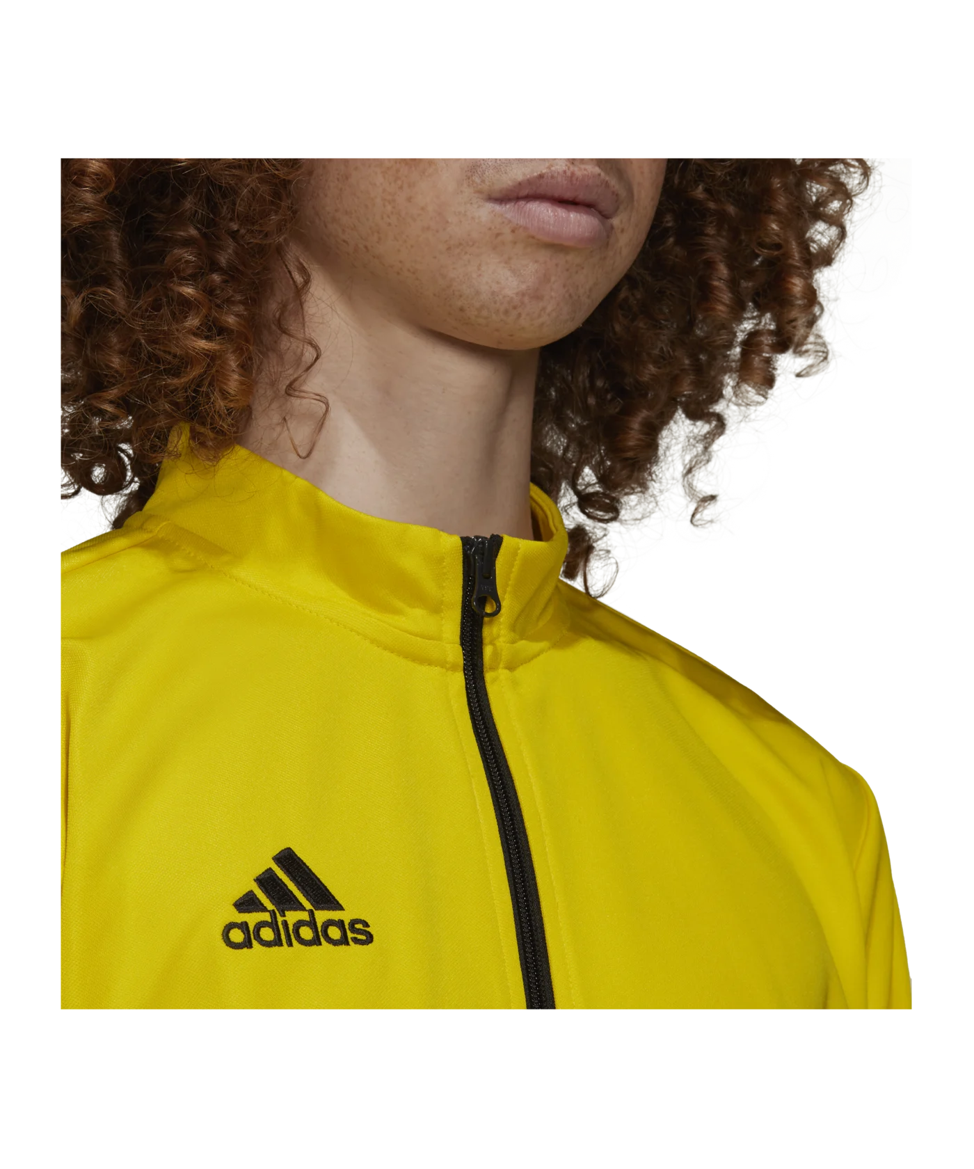 adidas Entrada 22 TK Trainingsjacke Gelb Schwarz