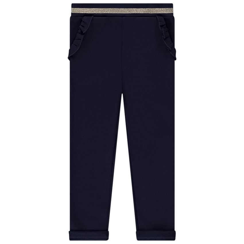 Jegging milano uni pour bébé fille - Bleu marine
