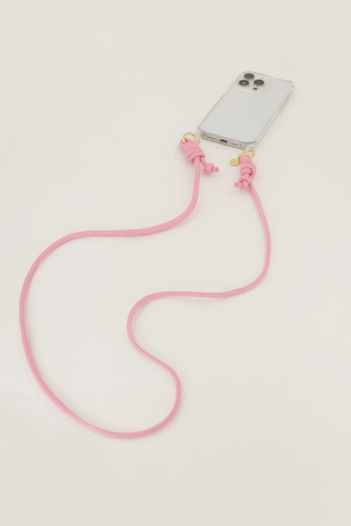 Roze telefoonkoord