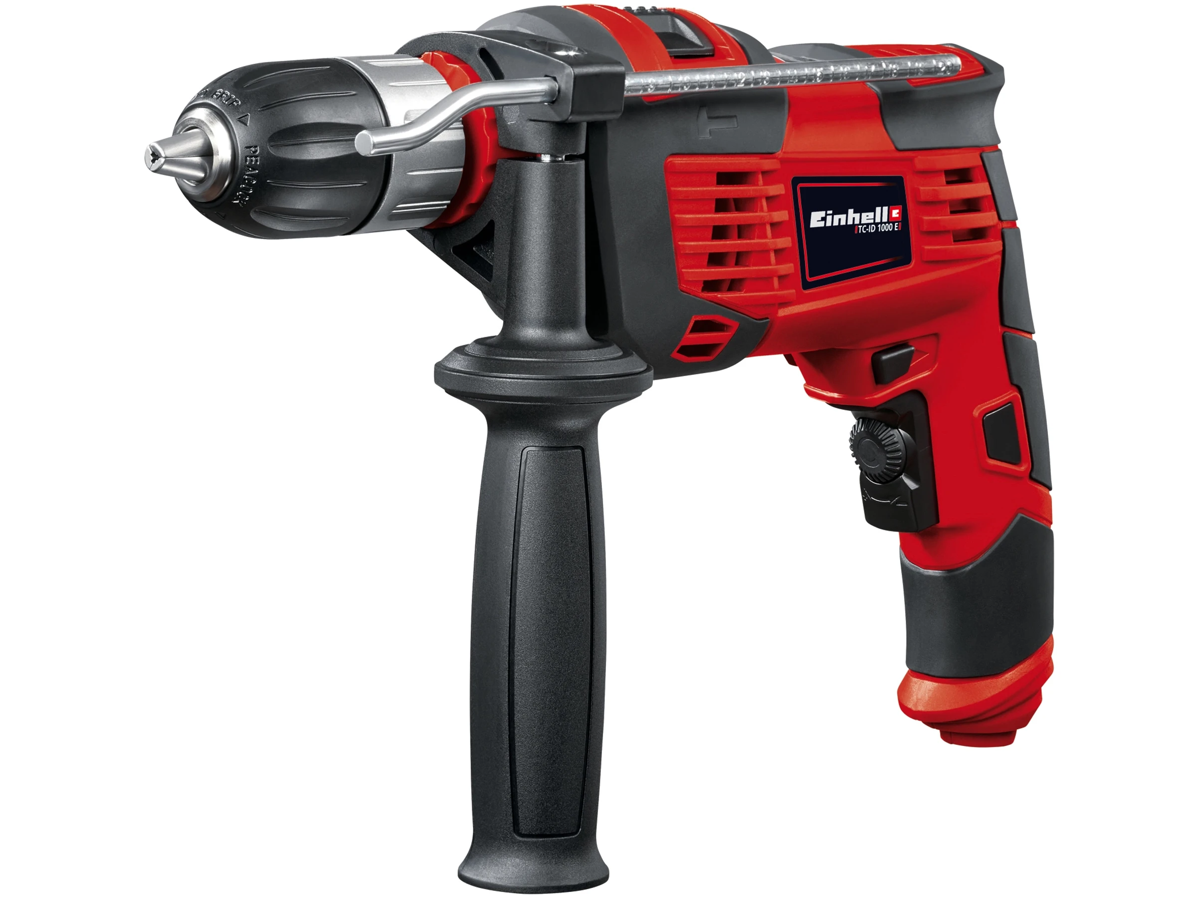 Einhell 1010 W Schlagbohrmaschine TC-ID 1000 E inkl. Tiefenanschlag mit Tasche