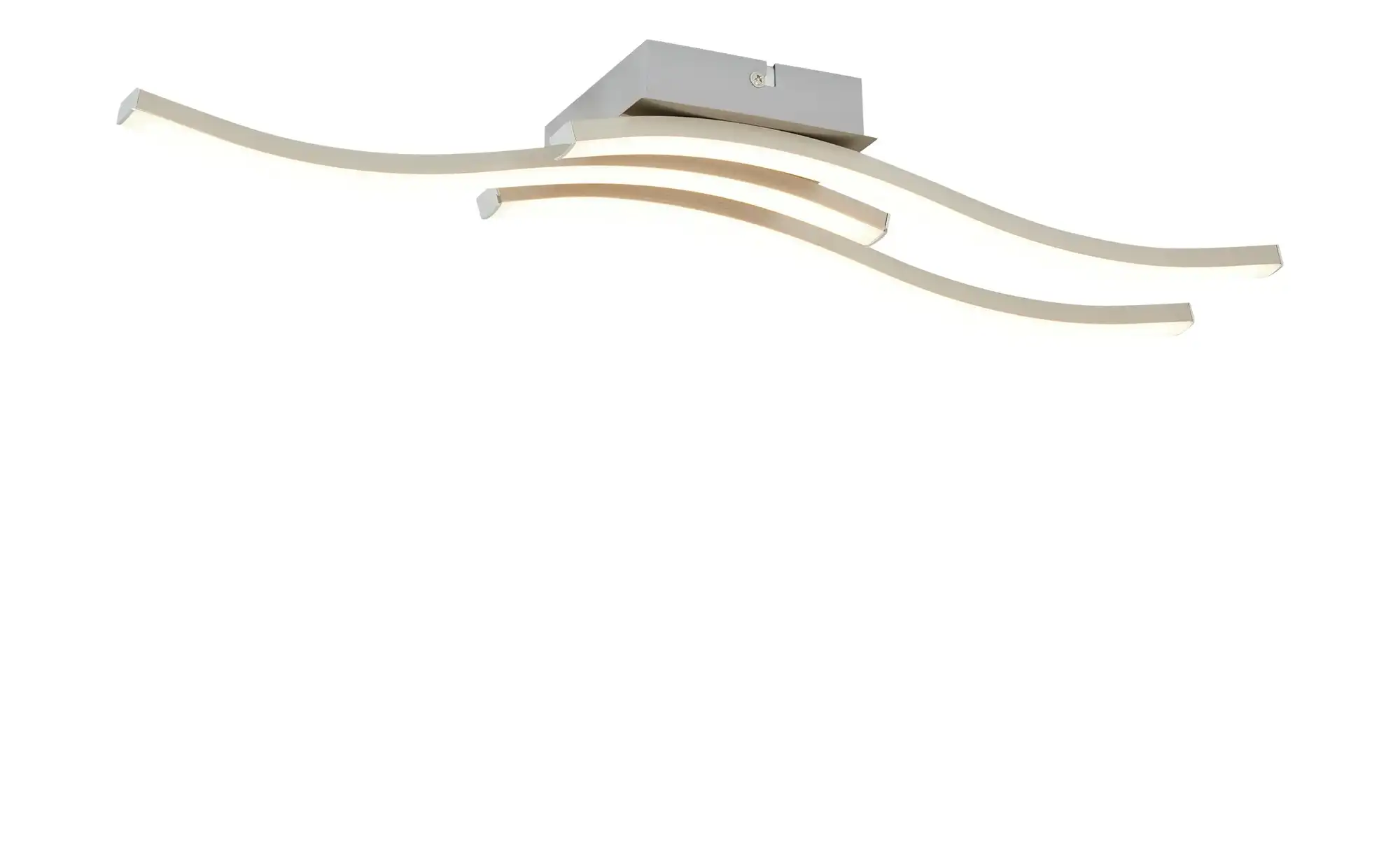 Trio LED-Deckenleuchte, 3-flammig, Nickel matt