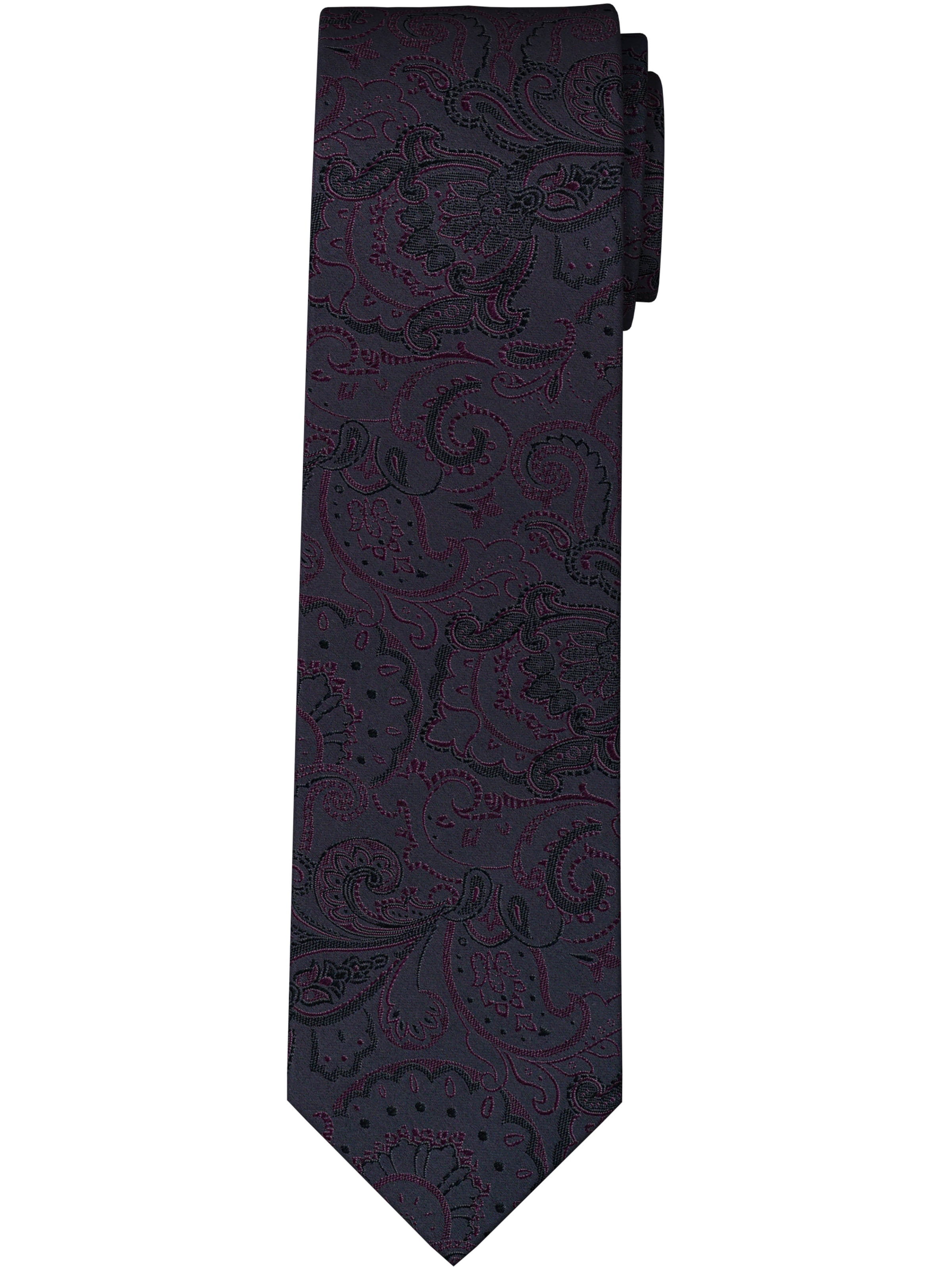 OLYMP Krawatte reine Seide, modisches Muster, 6,5 cm