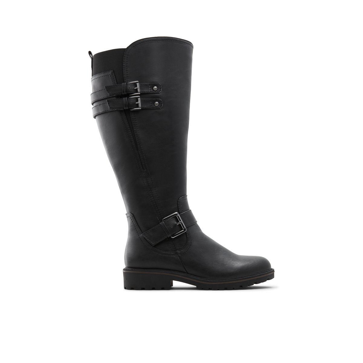 BANFF TRAIL-Etiliwen-w-Bottes mi-mollet - Talon plat - Noir